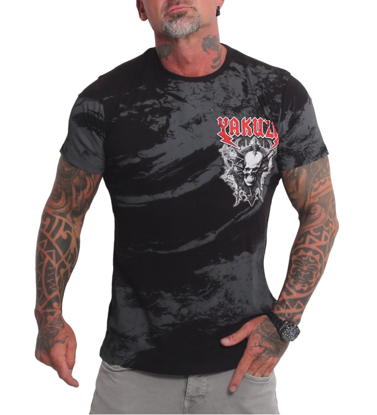 Yakuza Ahole Regular T-Shirt schwarz – Bild 2